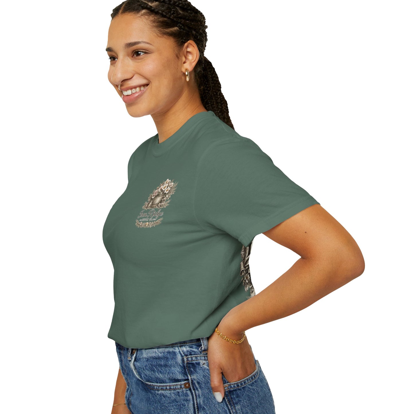 Iron Ridge Supply Co. Floral Barrel Woman's Tee