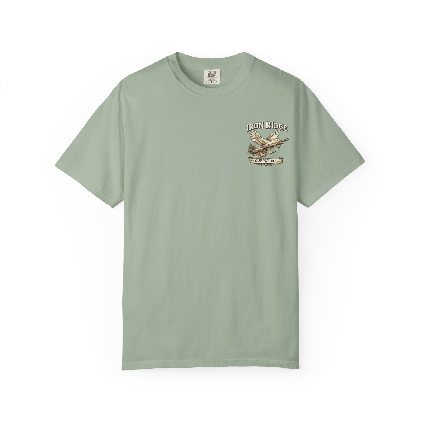 T-Shirt — Funny Dove Hunting Graphic ‘Oops…Sorry!’ Back Print