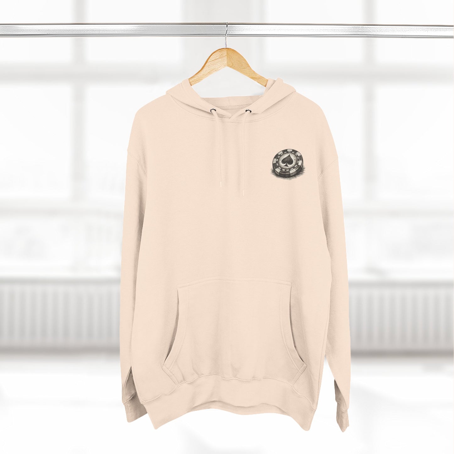 Poker Night Graphic Hoodie — Aces & Dice Vintage Casino Design