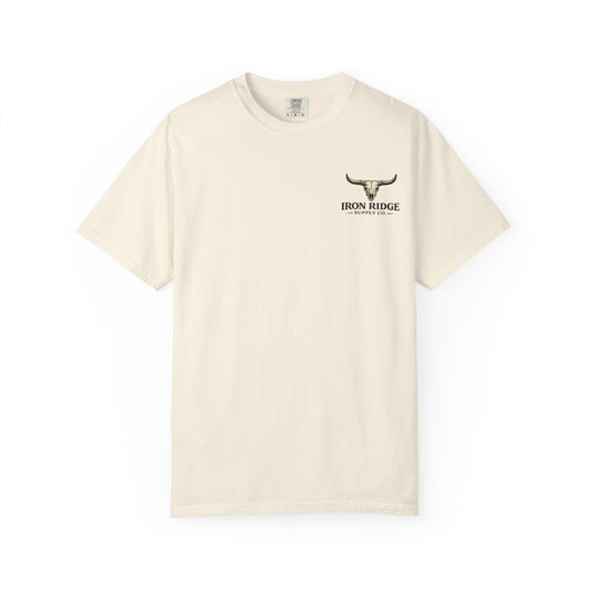 Iron Ridge Supply Co. Graphic T-Shirt — Vintage Mountain Ranch Tee