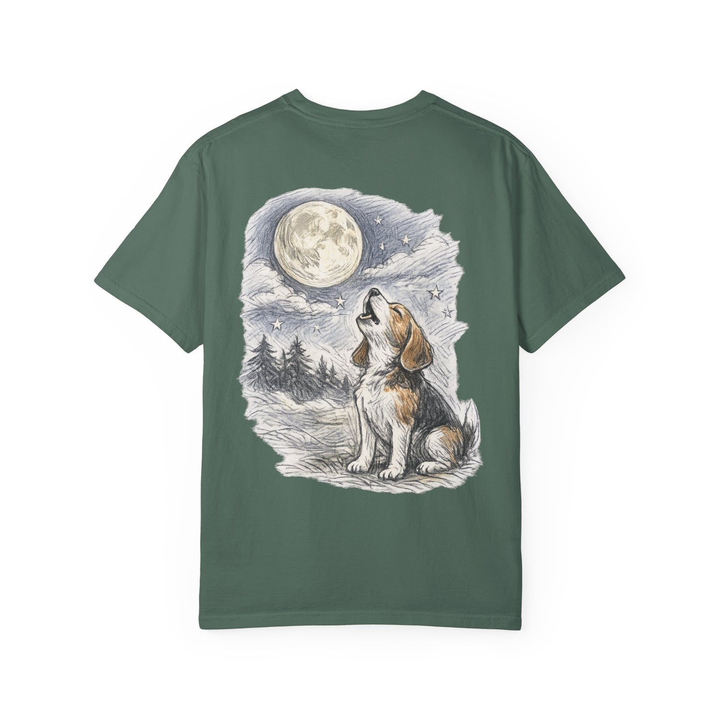 Howling Beagle Moon T-Shirt
