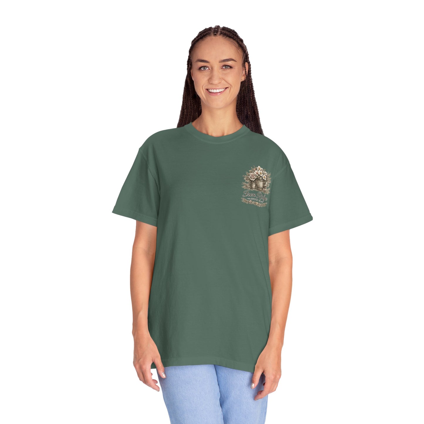 Iron Ridge Supply Co. Floral Barrel Woman's Tee