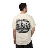 Ranch First T-Shirt — 'Ranch First. Rest Later.' Vintage Farmwork Tee