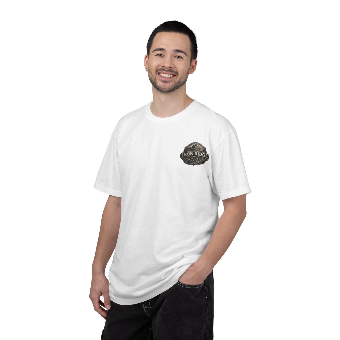 Iron Sharpens Iron T-Shirt — Motivational Faith & Brotherhood Graphic Tee