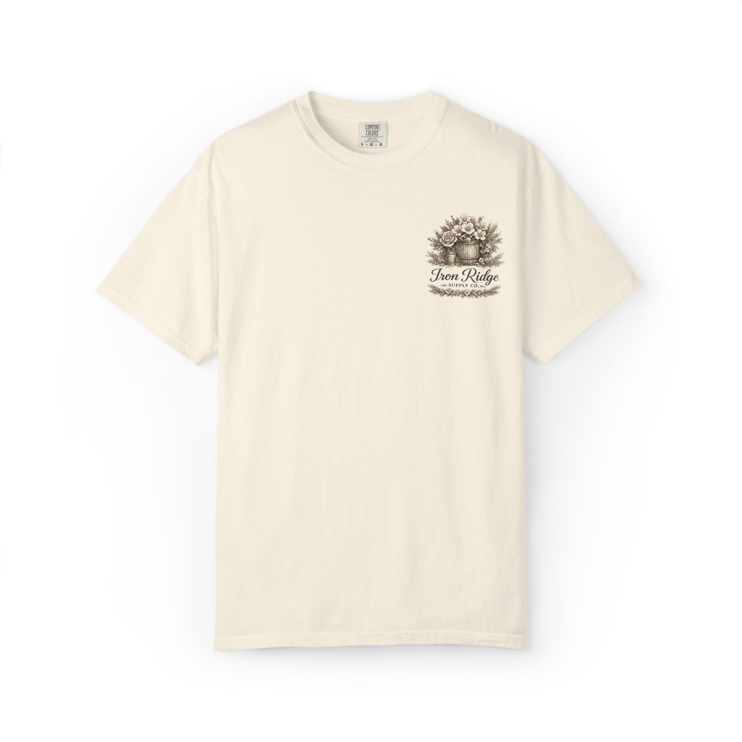 Iron Ridge Supply Co. Floral Barrel Woman's Tee
