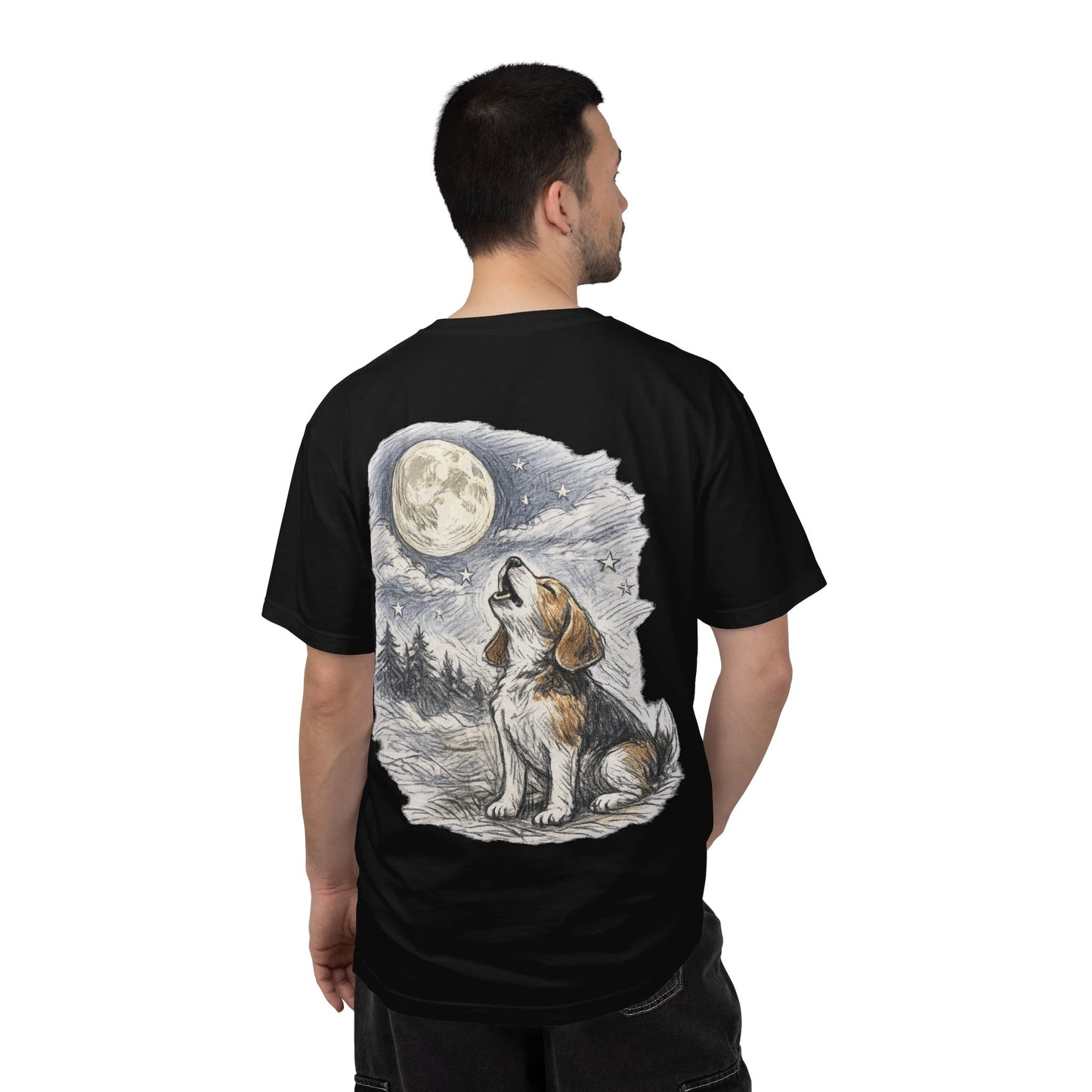 Howling Beagle Moon T-Shirt