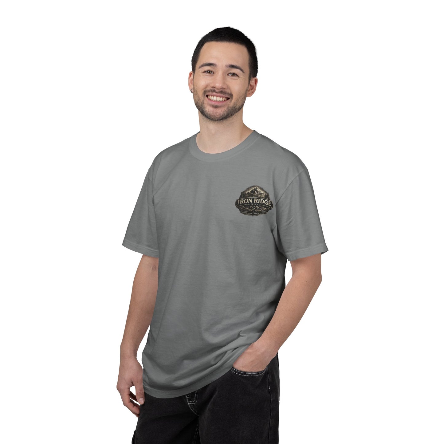 Iron Sharpens Iron T-Shirt — Motivational Faith & Brotherhood Graphic Tee
