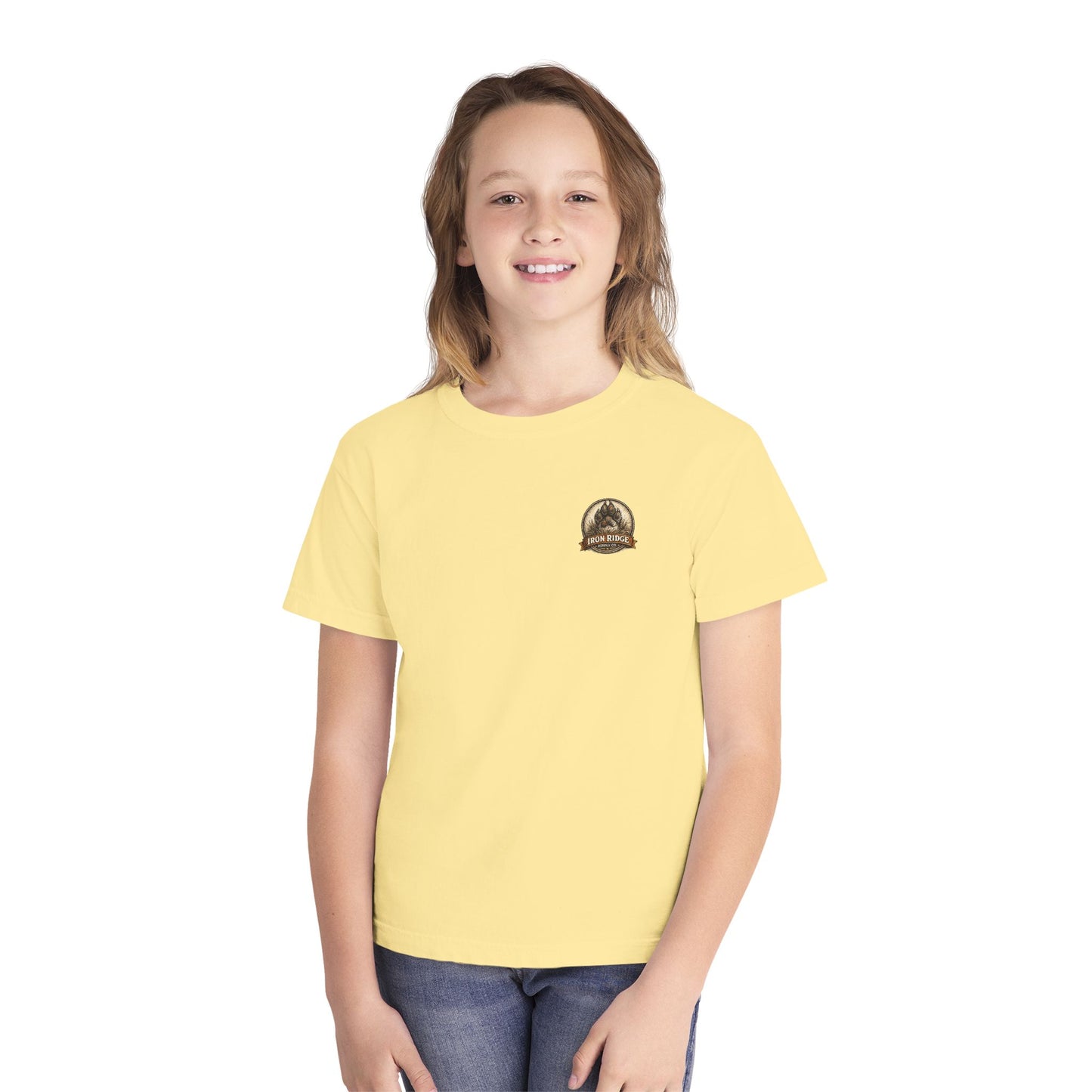 Youth Hunting Dog Tee — Pointing Puppy Graphic Youth T‑Shirt