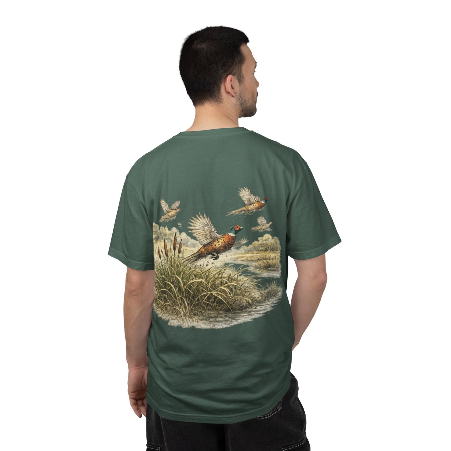 Pheasant Hunting T-Shirt — Prairie Wings Graphic Tee