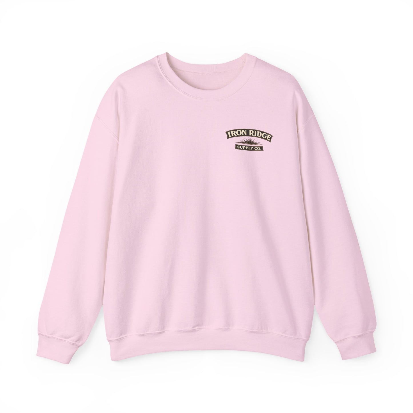 Sweatshirt — Iron Ridge Supply Co. Longhorn Crewneck (Western Sunset)