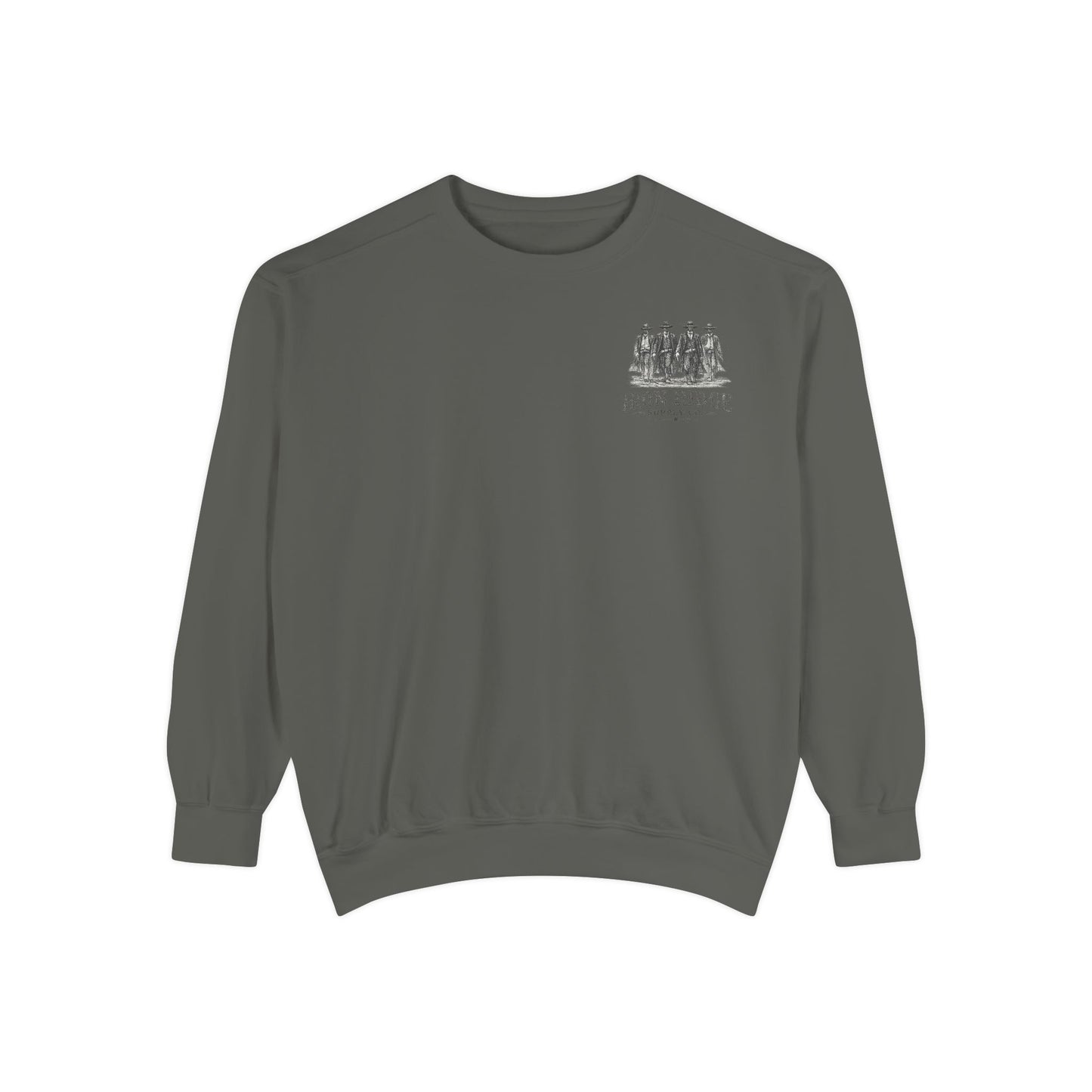 Tombstone Western Sweatshirt — Vintage Wild West Saloon Graphic