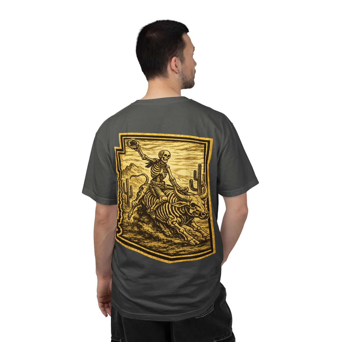 Skeleton Toro T-Shirt — Desert Rodeo Graphic Tee