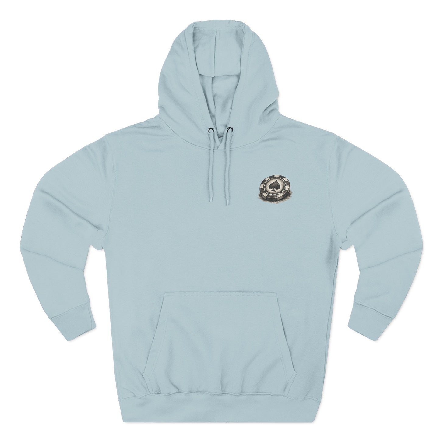 Poker Night Graphic Hoodie — Aces & Dice Vintage Casino Design