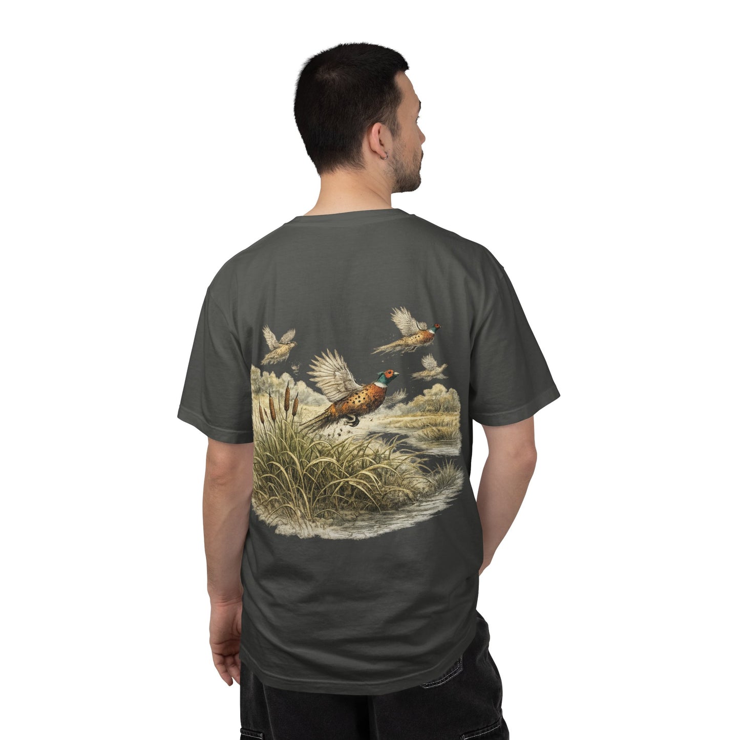 Pheasant Hunting T-Shirt — Prairie Wings Graphic Tee