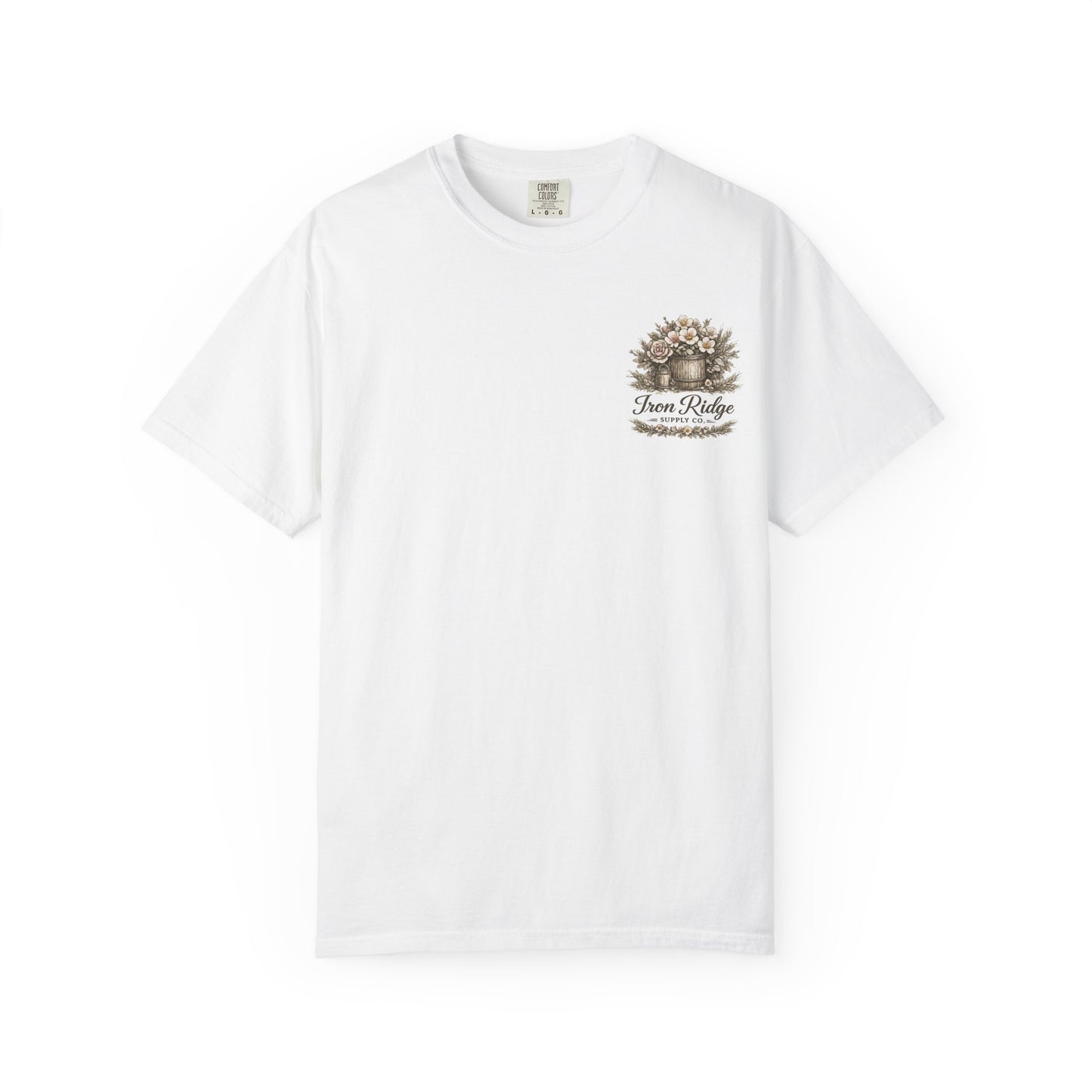Iron Ridge Supply Co. Floral Barrel Woman's Tee