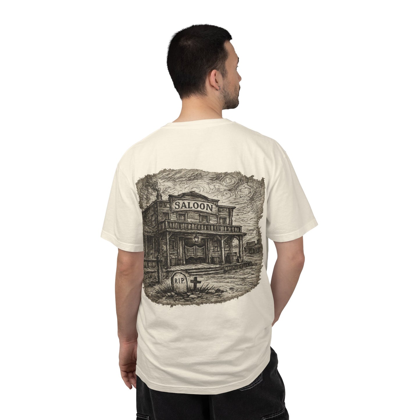 Vintage Saloon T-Shirt — 'Iron Ridge' Western Graphic Tee