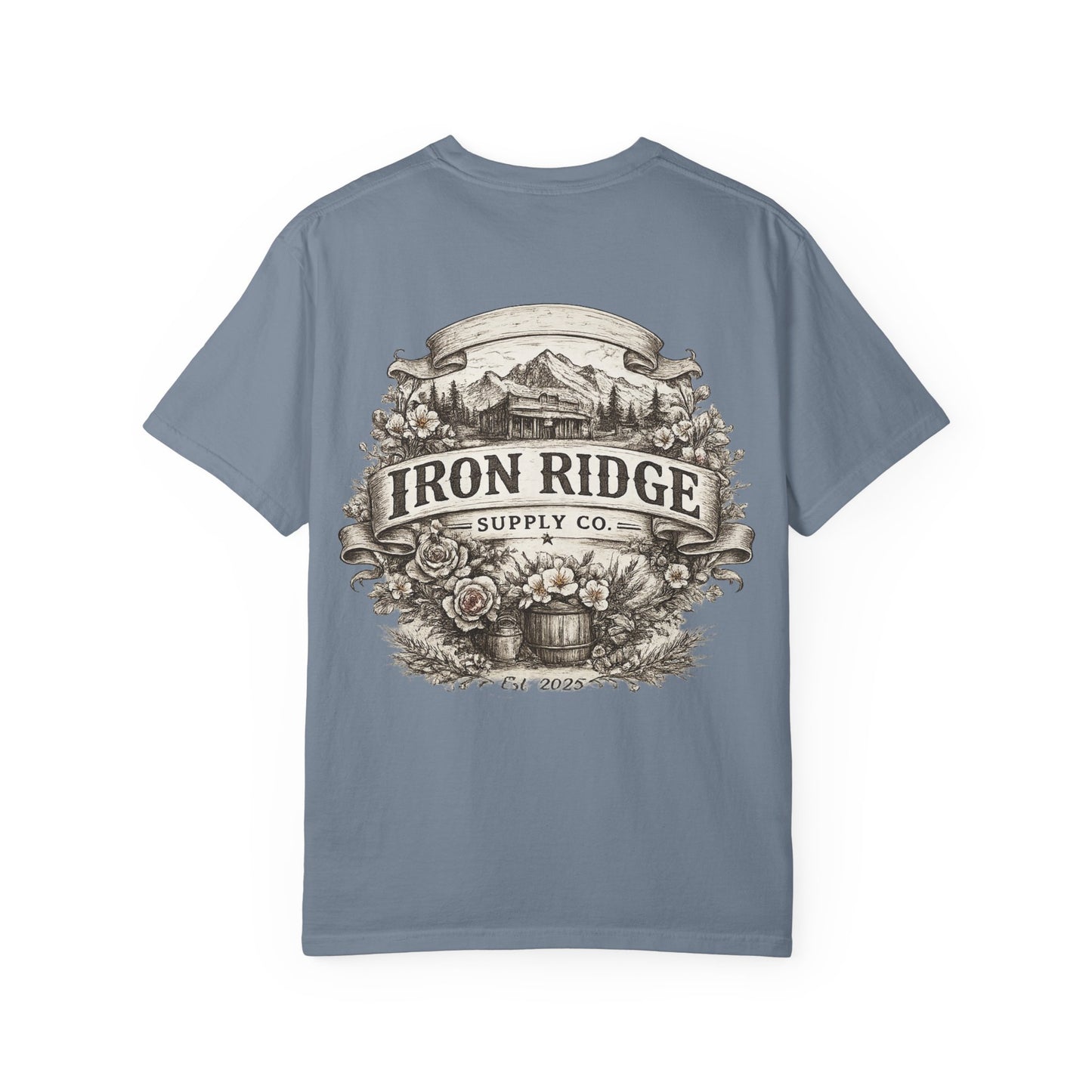 Iron Ridge Supply Co. Floral Barrel Woman's Tee