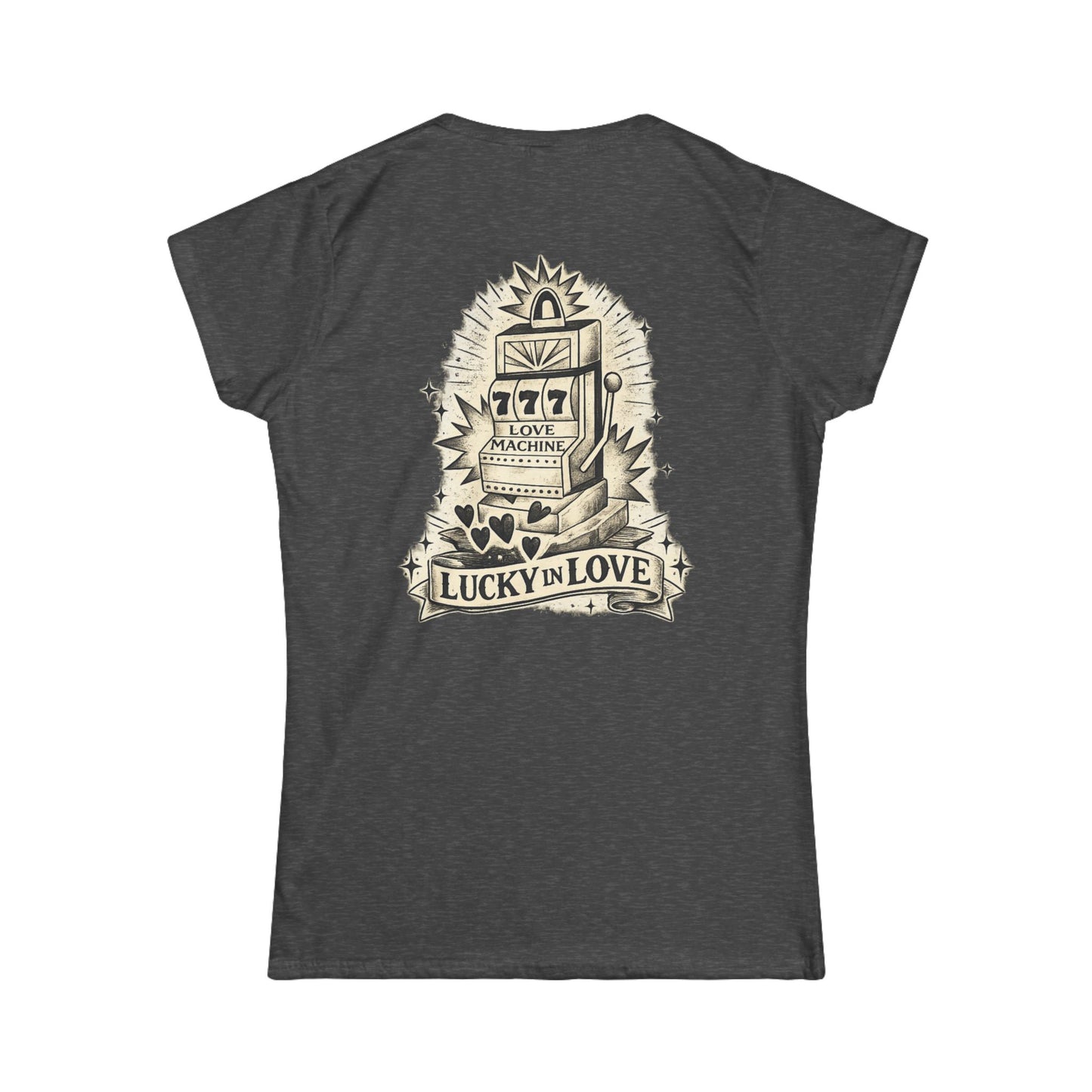 Lucky in Love Tee — Vintage Slot Machine Women's T-Shirt