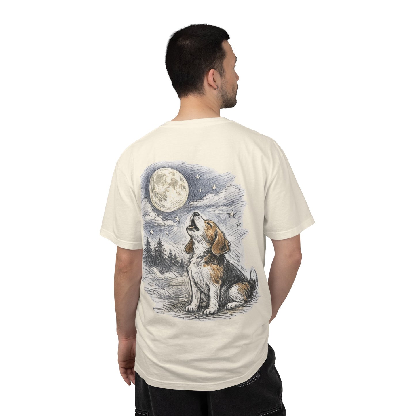 Howling Beagle Moon T-Shirt