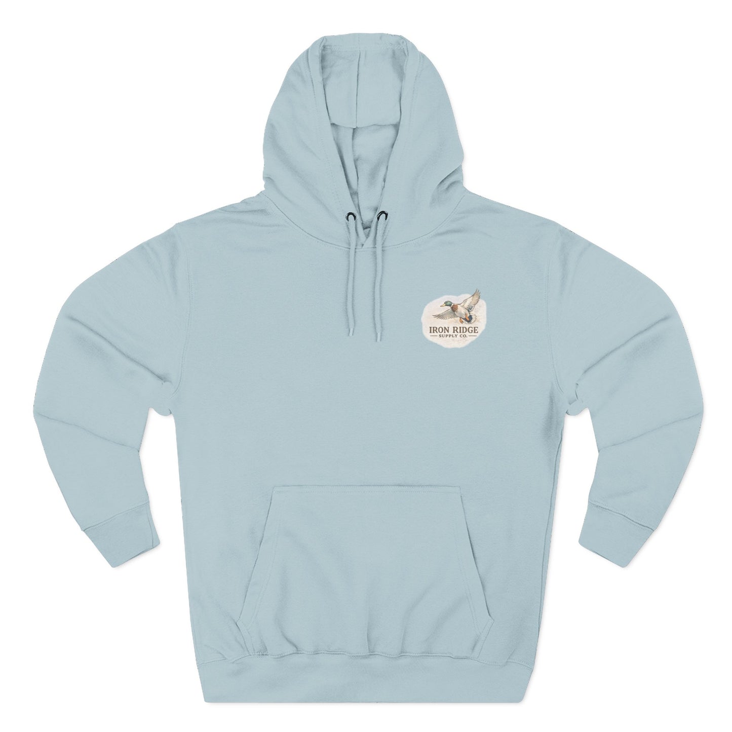 Hoodie - Vintage Waterfowl Duck Hunting Scenic Print Fleece Hoodie
