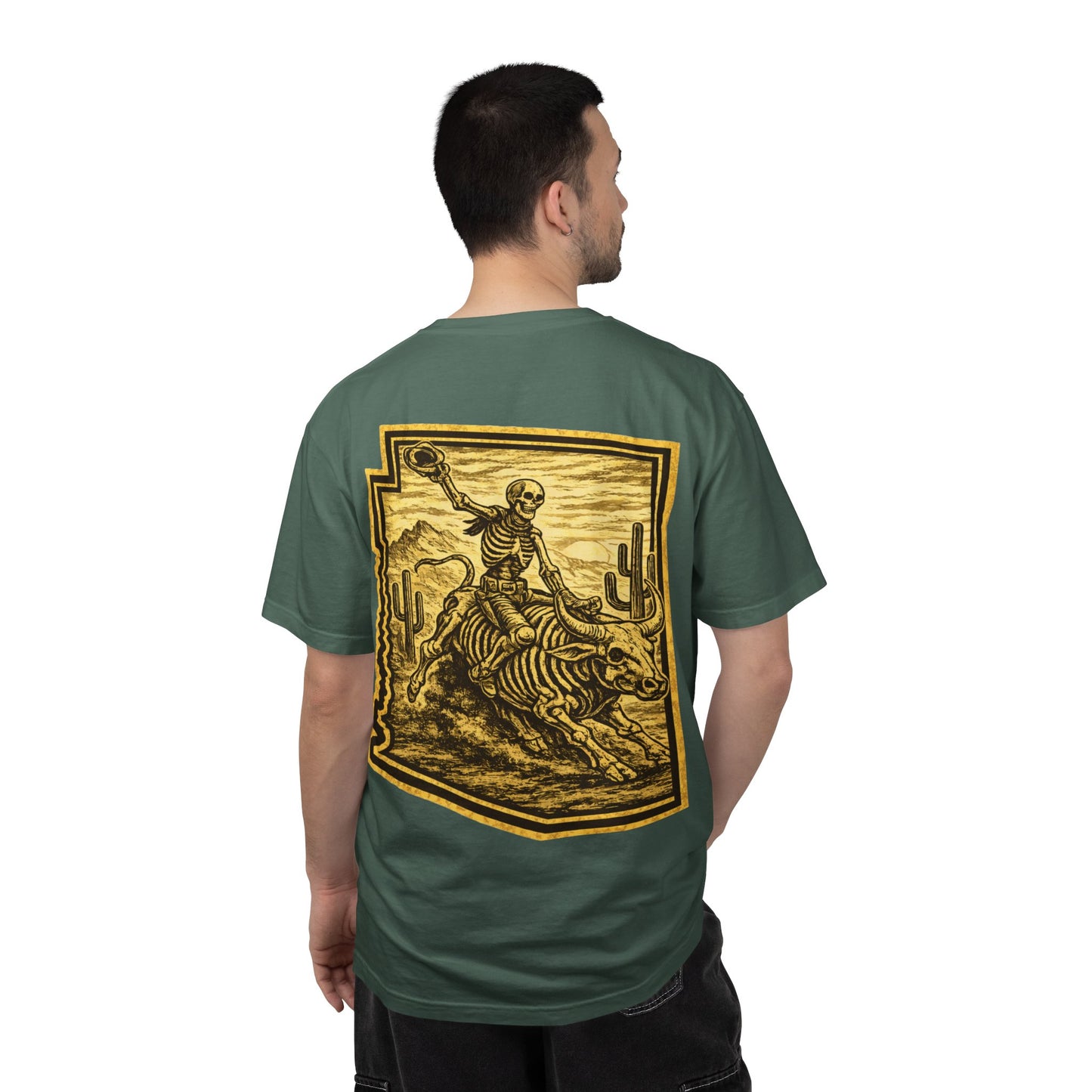Skeleton Toro T-Shirt — Desert Rodeo Graphic Tee