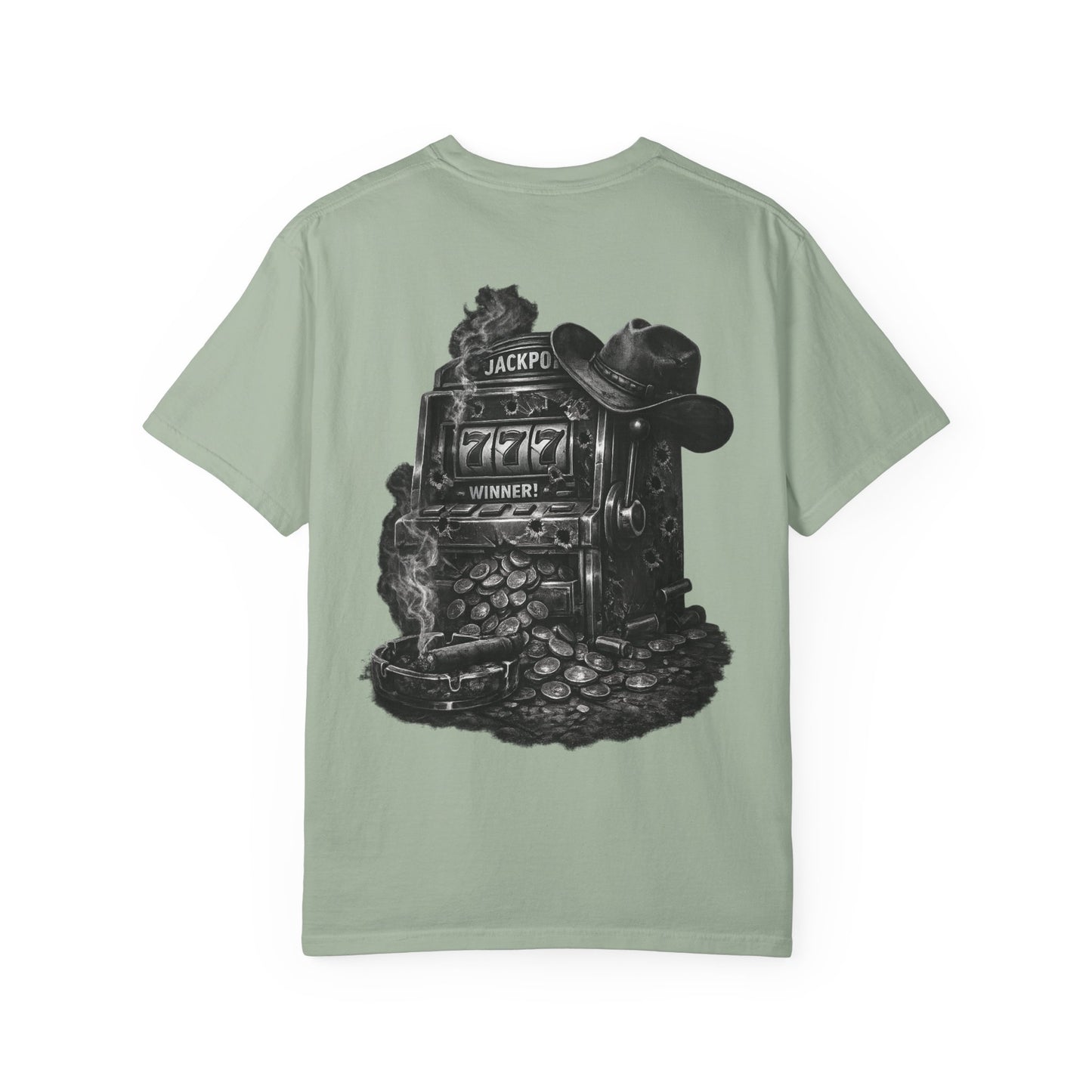 Slot Machine Cowboy T-Shirt — Vintage Jackpot Graphic Tee