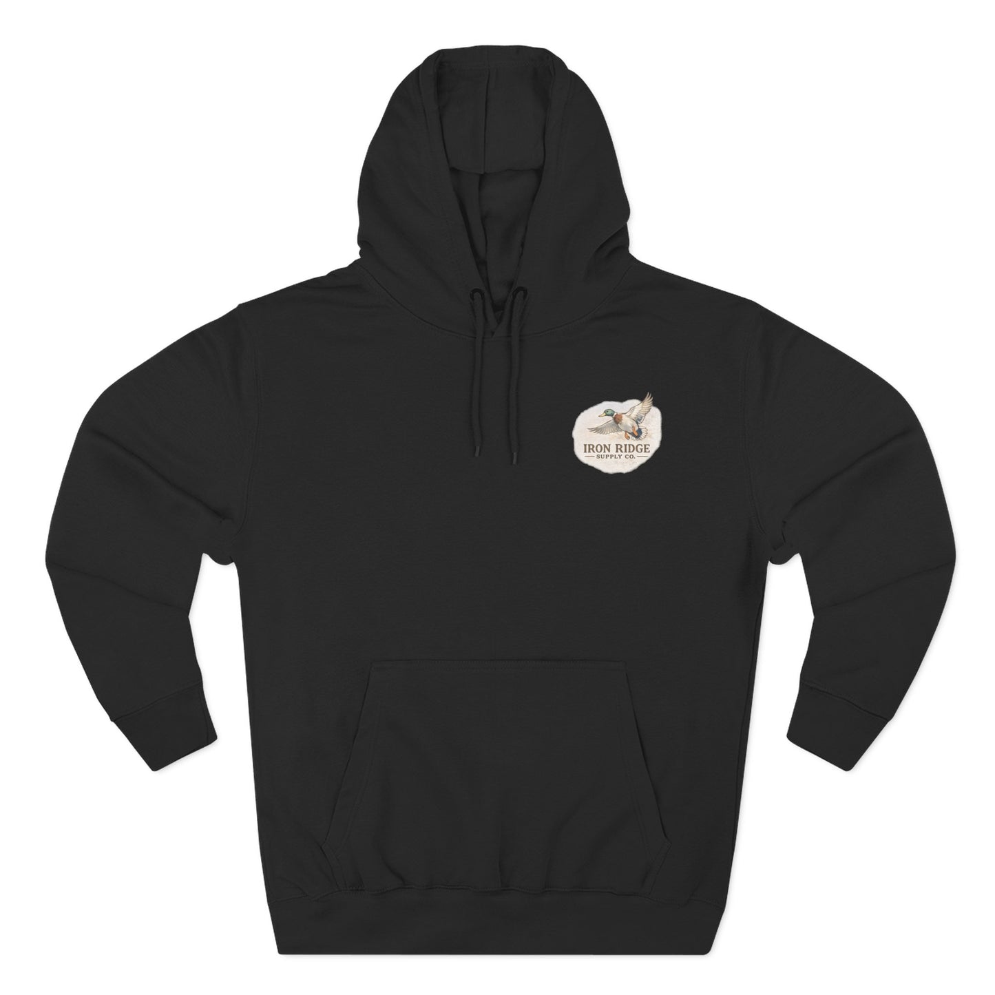 Hoodie - Vintage Waterfowl Duck Hunting Scenic Print Fleece Hoodie