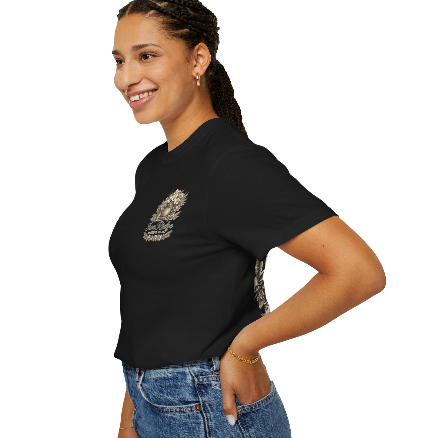 Iron Ridge Supply Co. Floral Barrel Woman's Tee