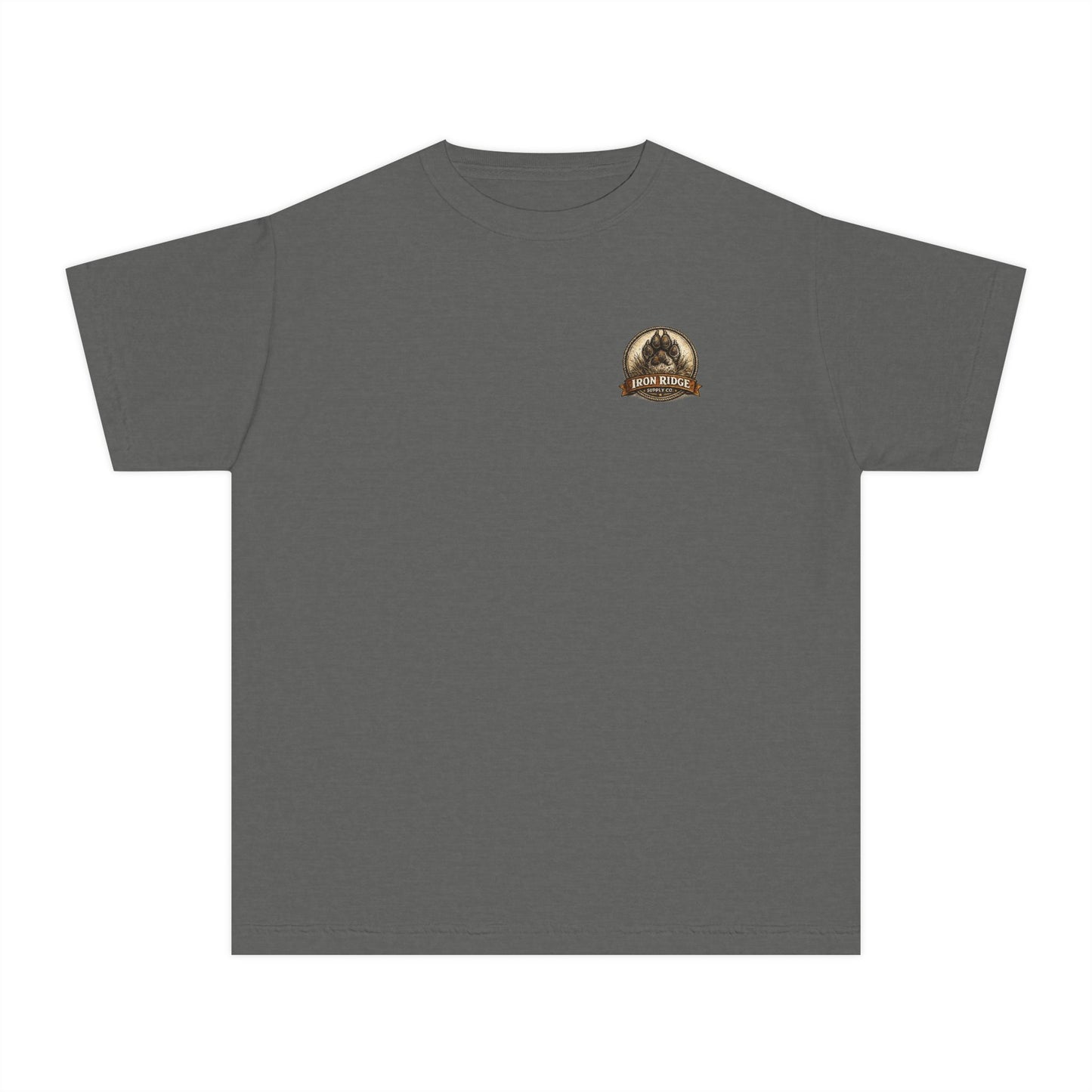 Youth Hunting Dog Tee — Pointing Puppy Graphic Youth T‑Shirt