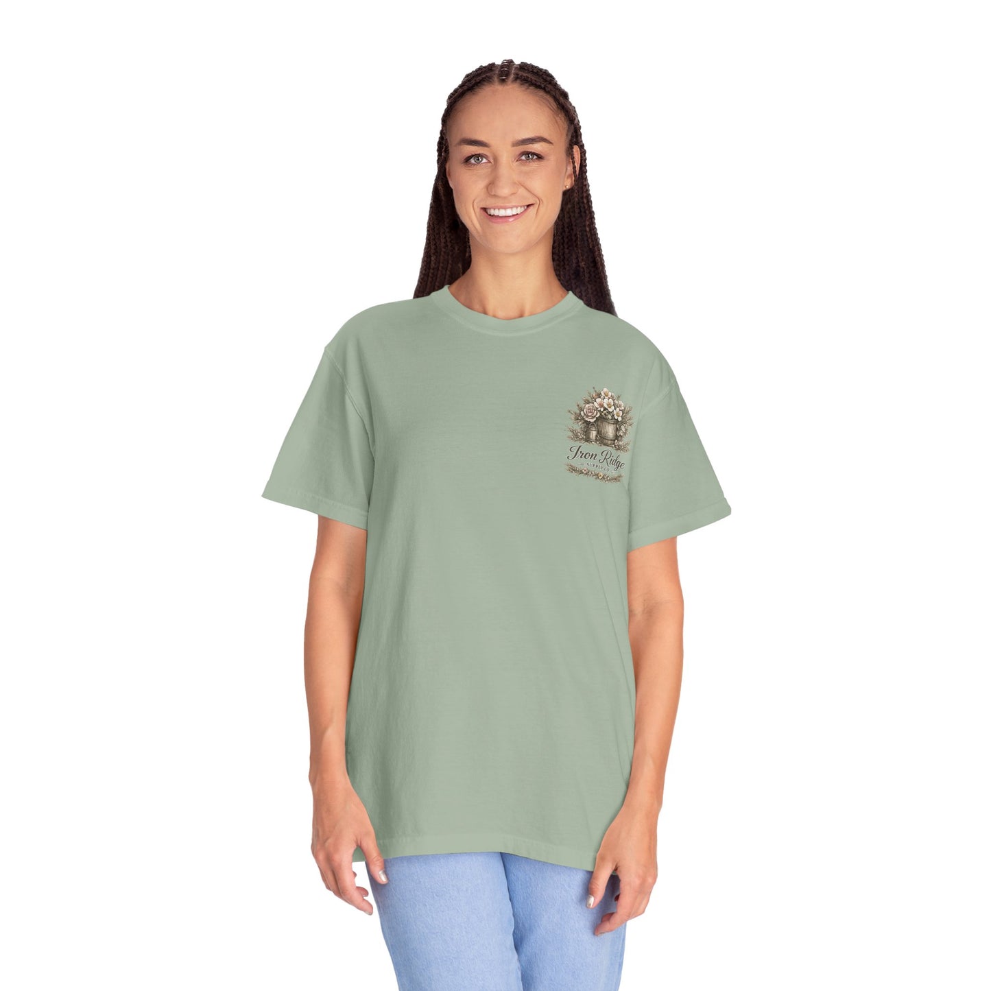 Iron Ridge Supply Co. Floral Barrel Woman's Tee