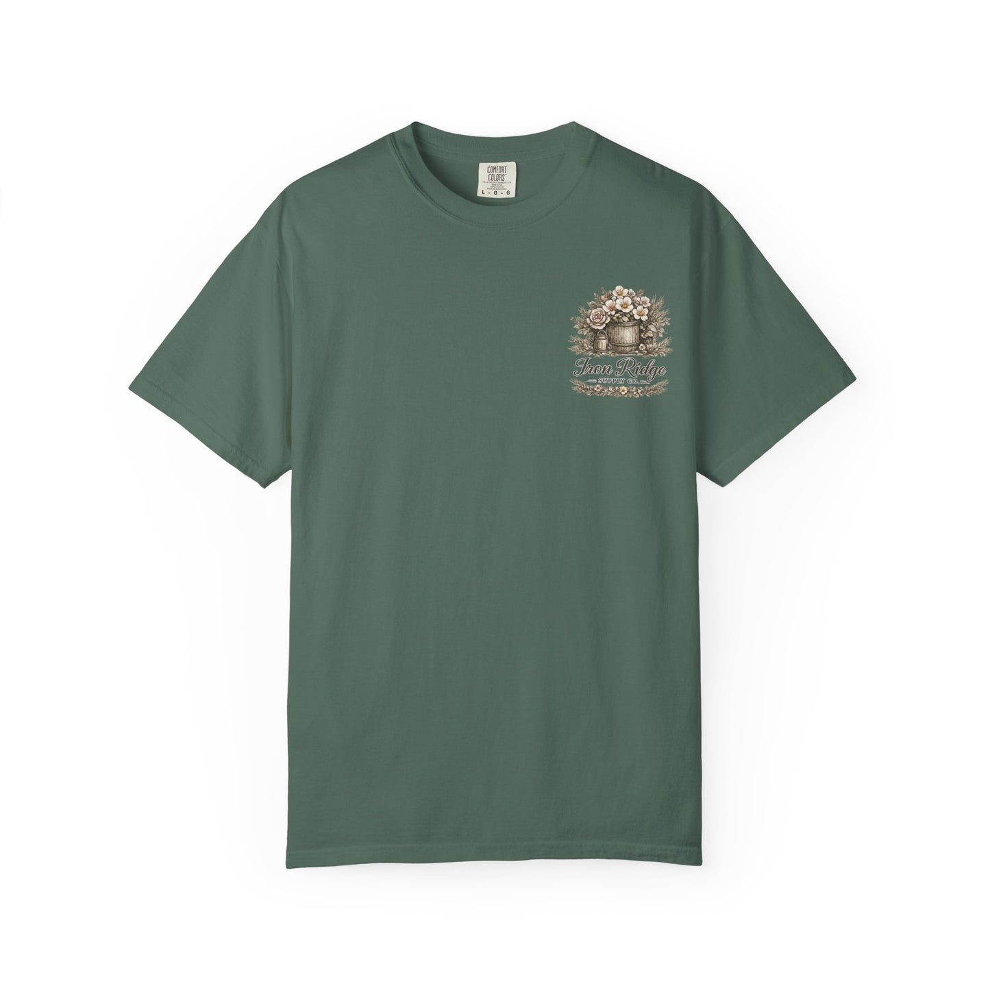 Iron Ridge Supply Co. Floral Barrel Woman's Tee