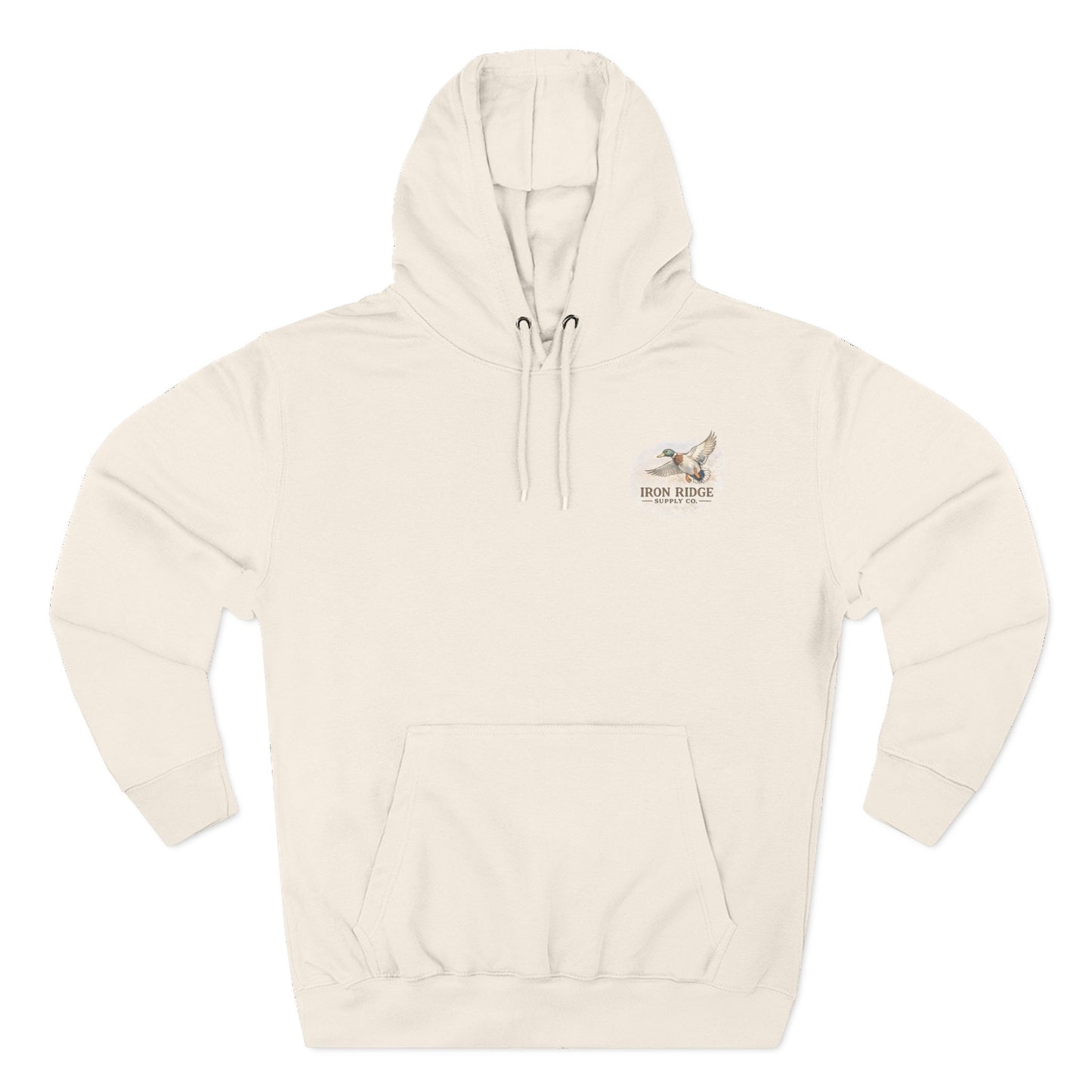 Hoodie - Vintage Waterfowl Duck Hunting Scenic Print Fleece Hoodie