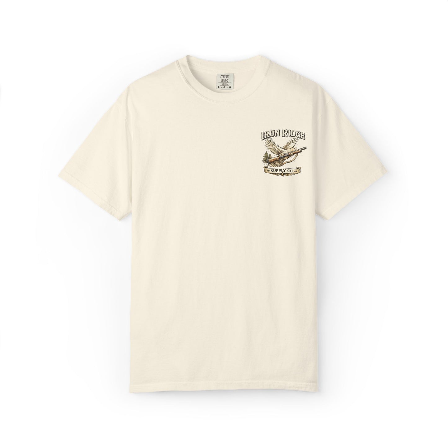 T-Shirt — Funny Dove Hunting Graphic ‘Oops…Sorry!’ Back Print