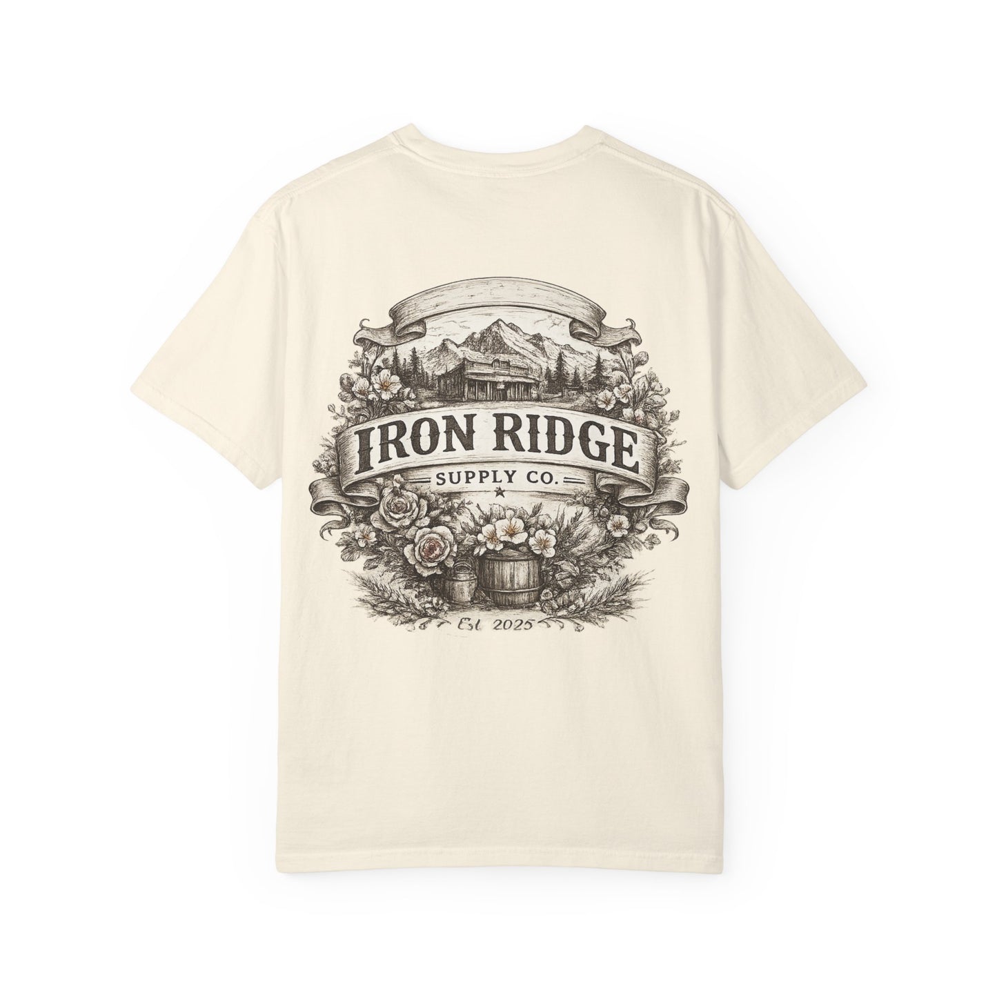 Iron Ridge Supply Co. Floral Barrel Woman's Tee