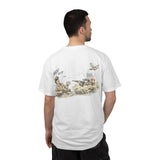 T-Shirt — Funny Dove Hunting Graphic ‘Oops…Sorry!’ Back Print
