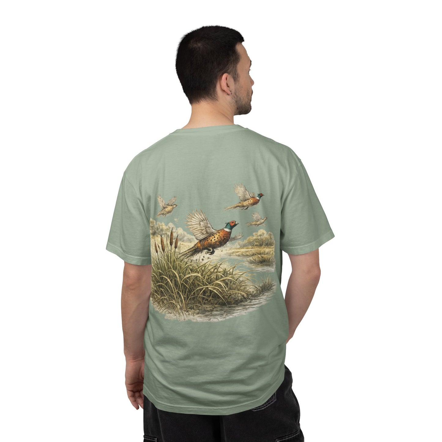 Pheasant Hunting T-Shirt — Prairie Wings Graphic Tee