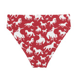 Yeehaw Red Rodeo Cowboy Bikini Bottom