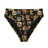 Yeehaw Vintage Cowboy Collage Bikini Bottom