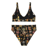 Yeehaw Vintage Cowboy Collage Bikini