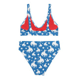 Yeehaw Blue Rodeo Cowboy Bikini