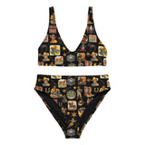 Yeehaw Vintage Cowboy Collage Bikini