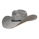 CHEYENNE GRAY BANGORA STRAW 218