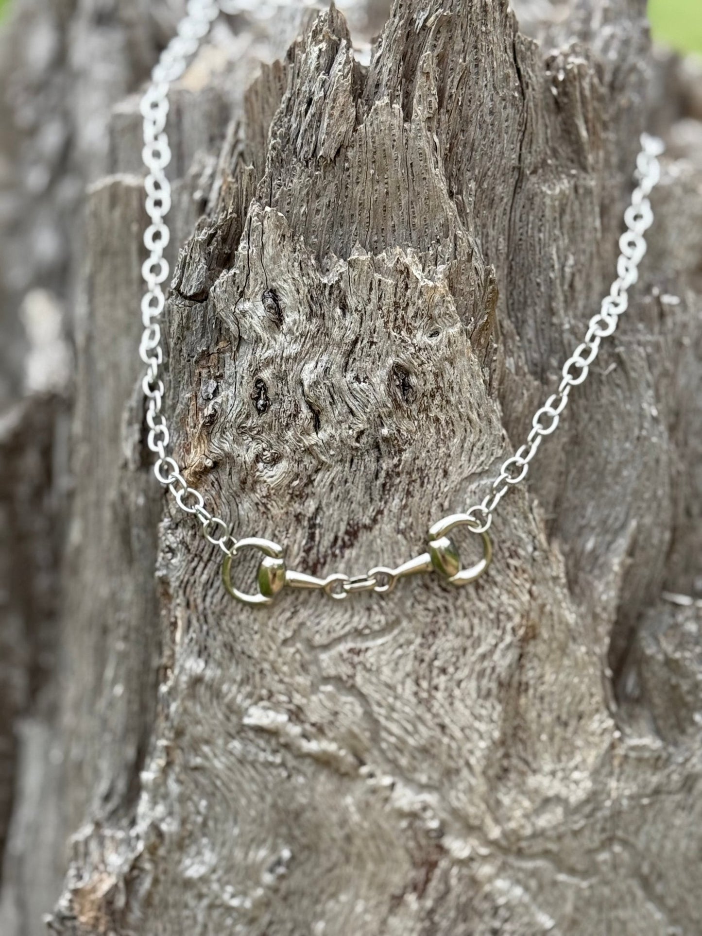 Snaffle Bit Chain Necklace